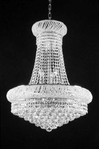 French Empire Crystal Chandelier Lighting H 20" W 16" - Cjd1-Cs/541D16