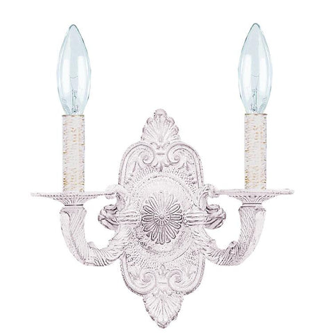 2 Light Antique White Youth Sconce - C193-5122-AW