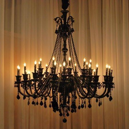eksplosion skole Skrive ud New Large Foyer / Entryway Jet Black Gothic Crystal Chandelier Lightin –  Gallery Home Lighting