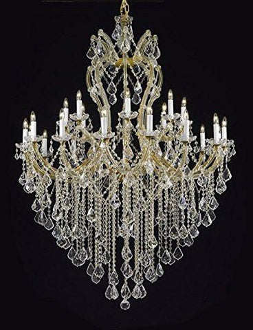 Maria Theresa Chandelier Crystal Lighting Chandeliers Dressed With Empress Crystal (Tm) H 60" W 46" Great For Large Foyer / Entryway - G83-Cg/2/2007/24+1