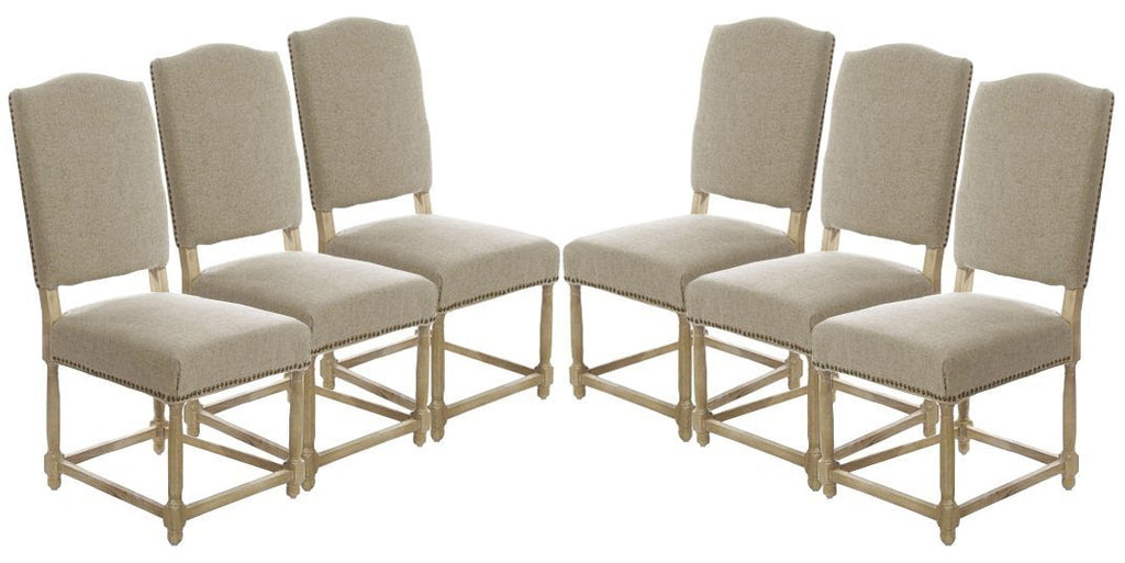 SET OF 6 Empire Parsons Upholstered Side Chair Dining Chairs - 2205-339-Set of 6