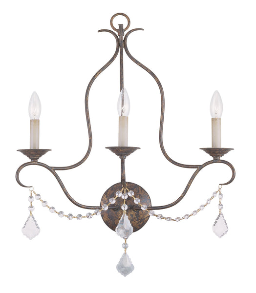 Livex Chesterfield 3 Light VBR Wall Sconce C185643371 Gallery