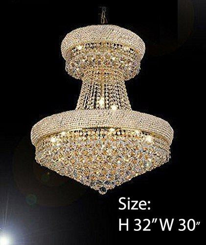 FRENCH EMPIRE CRYSTAL CHANDELIER CHANDELIERS DRESSED WITH