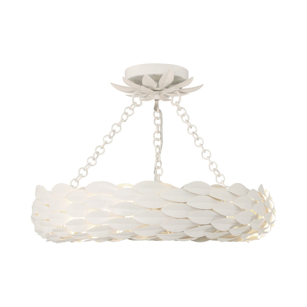 Broche 6 Light Matte White Semi Flush Mount - C193-535-MT_CEILING