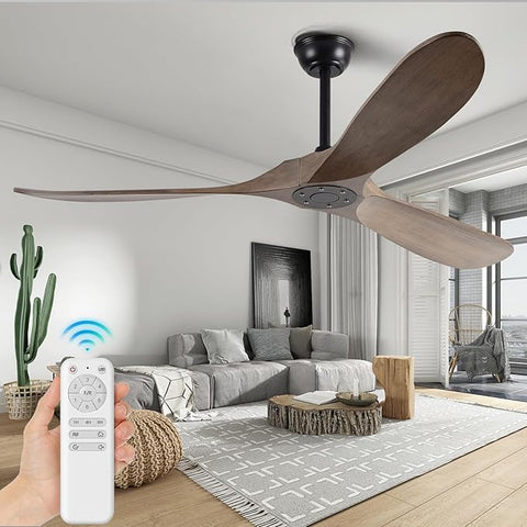 Indoor/Outdoor Ceiling Fan - Vintage Rustic Propeller Wood Indoor/Outdoor Ceiling Fan -  60" Diameter - G7-16/14/4561