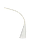 ZC121-LEDDS004 - Regency Decor: Illumen Collection 1-Light glossy frosted white Finish LED Desk Lamp