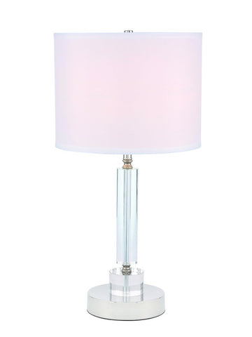 ZC121-TL3023PN - Regency Decor: Deco 1 light Polished Nickel Table Lamp