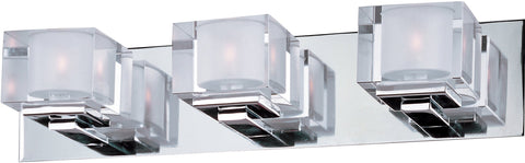 Cubic 3-Light Bath Vanity Polished Chrome - C157-10003CLPC