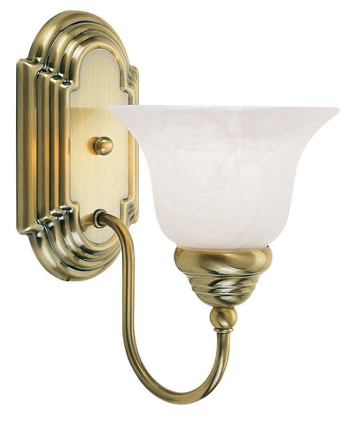 Livex Belmont 1 Light Antique Brass Bath Light - C185-1001-01