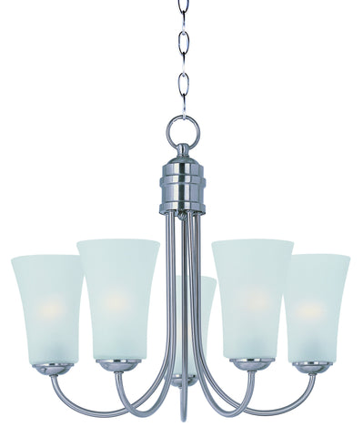 Logan 5-Light Chandelier Satin Nickel - C157-10045FTSN