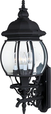 Crown Hill 4-Light Outdoor Wall Lantern Black - C157-1037BK