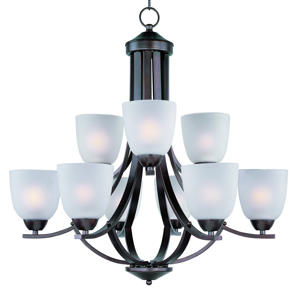 Axis 9-Light Chandelier Oil Rubbed Bronze - C157-11226FTOI
