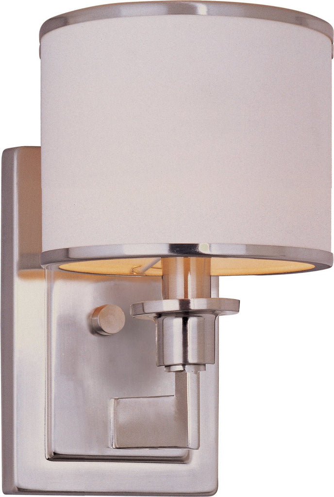 Nexus 1-Light Wall Sconce Satin Nickel - C157-12059WTSN