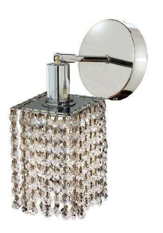 ZC121-1281W-R-E-CL/EC By Regency Lighting Mini Collection 1 Lights Wall Sconce Chrome Finish