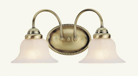 Livex Edgemont 2 Light Antique Brass Bath Light - C185-1532-01