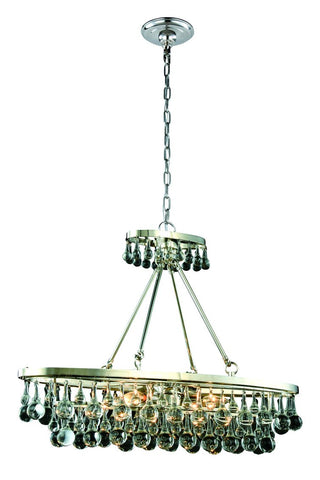 ZC121-1509D34PN - Urban Classic: Bettina 4 light Polished Nickel Pendant Clear Royal Cut Crystal