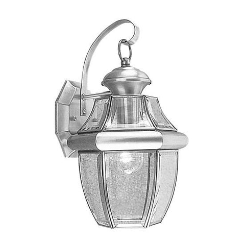 Livex Monterey 1 Light BN Outdoor Wall Lantern - C185-2151-91
