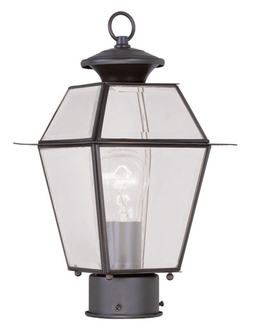 Livex Westover 1 Light Bronze Outdoor Post Lantern - C185-2182-07