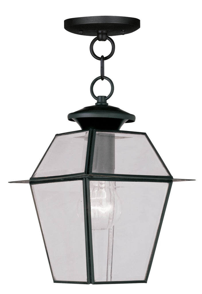 Livex Westover 1 Light Black Outdoor Chain Lantern  - C185-2183-04