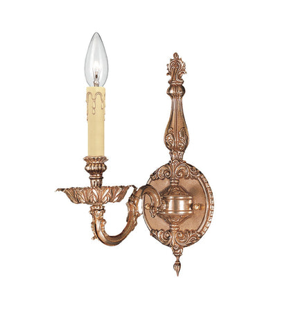 1 Light Olde Brass Traditional Sconce - C193-2401-OB