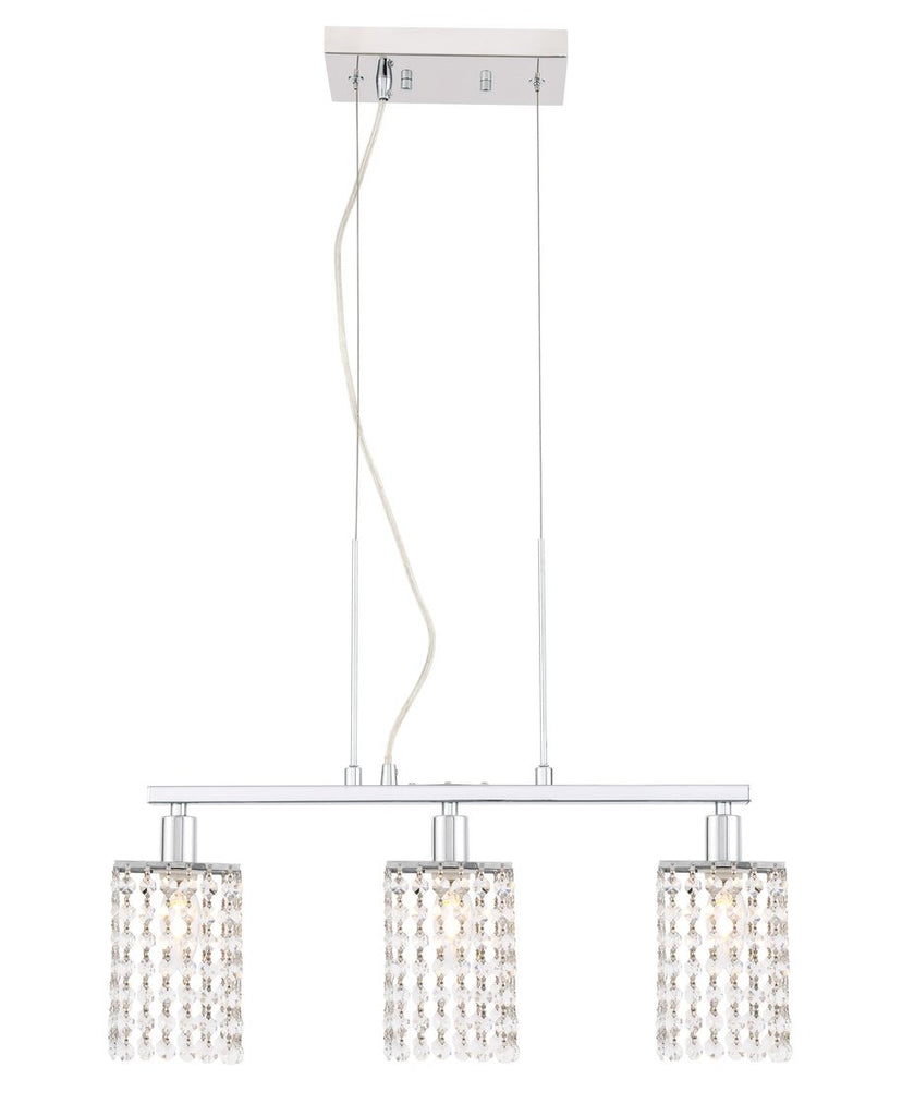 ZC121-LD7501C - Living District: Taylor 3 light Chrome Pendant