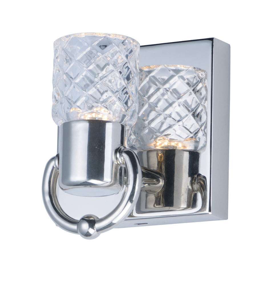 Crystol 1 Light LED Wall Sconce Polished Nickel - C157-24701CLPN