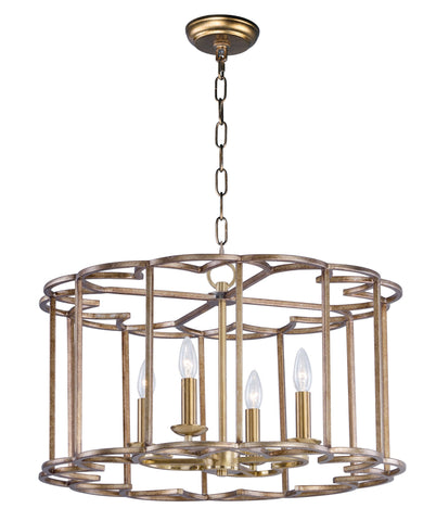 Helix 4-Light Chandelier Bronze Fusion - C157-24736BZF