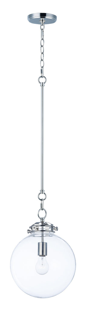 Retro 1-Light Pendant Polished Nickel - C157-25180CLPN