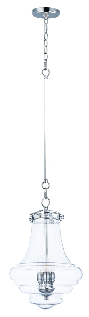 Retro 3-Light Pendant Polished Nickel - C157-25187CLPN