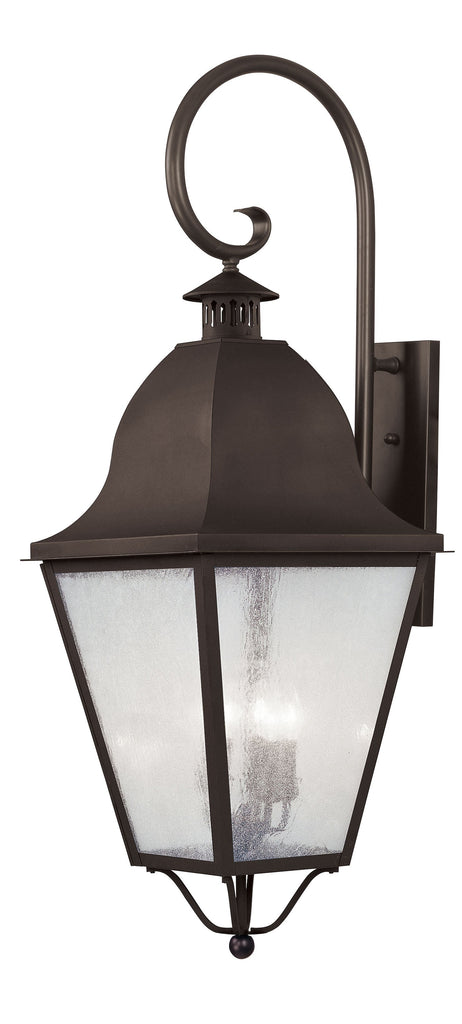 Livex Amwell 4 Light Bronze Outdoor Wall Lantern - C185-2559-07