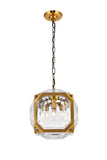 ZC121-1711D11LAB - Urban Classic: Juno 4 light in Light Antique Brass Pendant