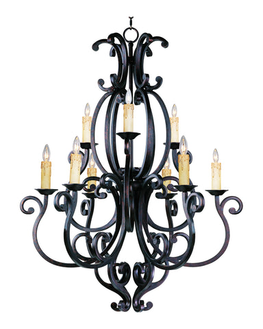 Richmond 9-Light Chandelier Colonial Umber - C157-31006CU