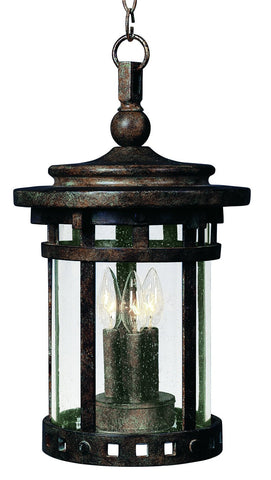 Santa Barbara Cast 3-Light Outdoor Hanging Lantern Sienna - C157-3138CDSE