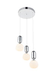 ZC121-5107D3C - Regency Lighting: Lea 3 light in Chrome Pendant