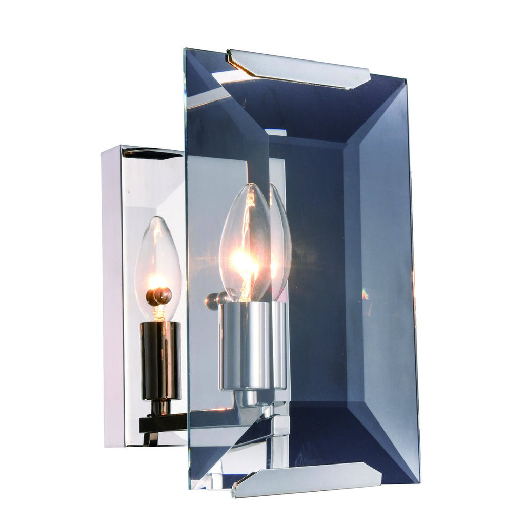 ZC121-1212W6PN - Urban Classic: Monaco 1 light Golden Iron Wall Sconce Glass Crystal