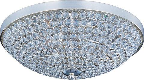 Glimmer 4-Light Flush Mount Plated Silver - C157-39871BCPS
