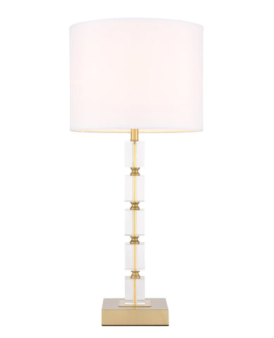 ZC121-TL3024BR - Regency Decor: Palais 1 light Brass Table Lamp