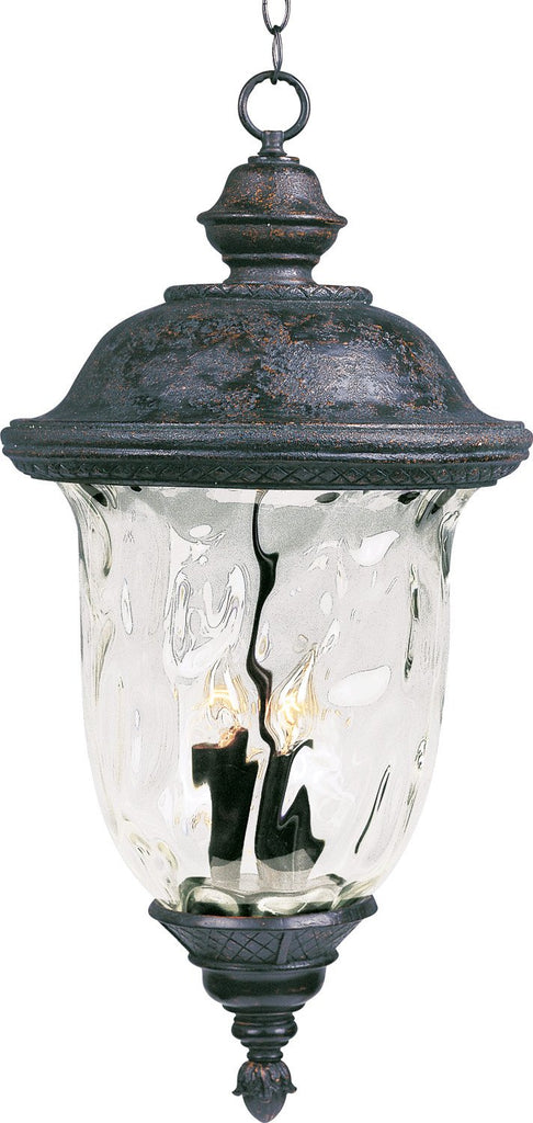 Carriage House VX 3-Light Outdoor Hanging Lan Oriental Bronze - C157-40428WGOB