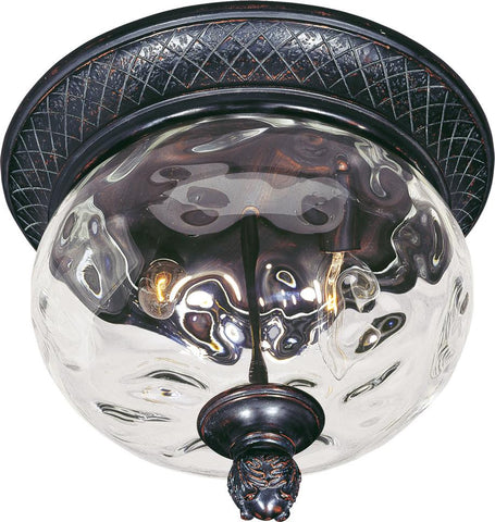 Carriage House 2-Light Outdoor Ceiling Mount Oriental Bronze - C157-40429WGOB