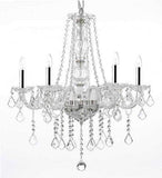 Crystal Chandelier Chandeliers Lighting w/Chrome Sleeves! - G46-B43/B26/384/5