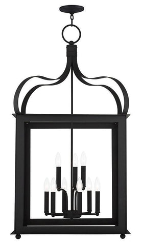 Livex Garfield 6 Light + 3 Light Bronze Lantern - C185-43180-07