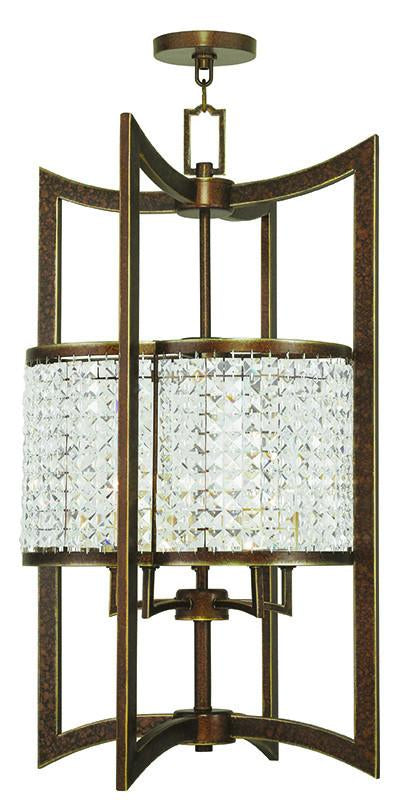 Livex Grammercy 5 Light Palacial Bronze Lantern  - C185-50569-64