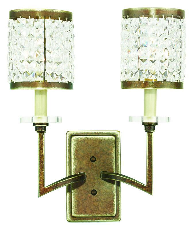 Livex Grammercy 2 Light Palacial Bronze Wall Sconce - C185-50572-64