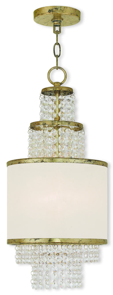 Livex Prescott 2 Light Winter Gold Mini Chandelier - C185-50780-28