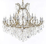 Crystal Chandelier Lighting Chandeliers H46" X W46" Dressed with Large, Luxe, Diamond Cut Crystals! Great for The Foyer, Entry Way, Living Room, Family Room and More - A83-B90/2MT/24+1DC