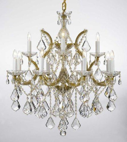 Maria Theresa Chandelier Lighting Crystal Chandeliers H30 "X W28" Trimmed With Spectra (Tm) Crystal - Reliable Crystal Quality By Swarovski - F83-B7/21532/12+1Sw