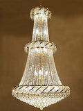 French Empire Crystal Chandelier Lighting - Good for Foyer, Entryway, Family Room, Living Room and More! H 66" W 42" - CJD-CG/4336/32