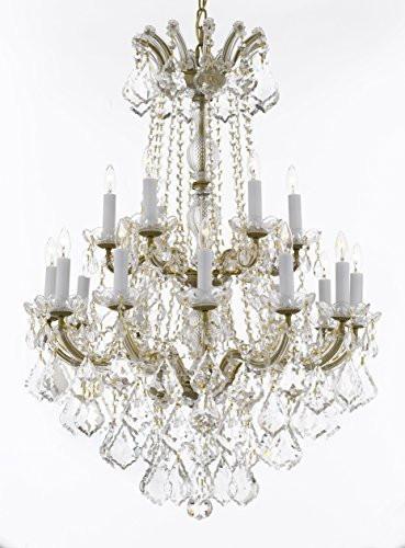 Maria Theresa Crystal Chandelier Chandeliers Lighting H 36" X W 28" - Great For Dining Room Entryway Or Living Room - A500-B12/152/18