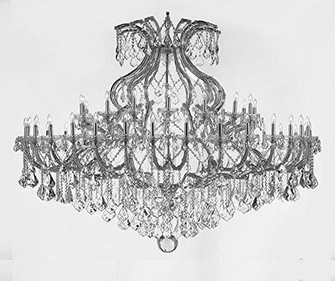 Maria Theresa Crystal Chandelier H 48" W 72" Trimmed With Spectra Tm Crystal - Reliable Crystal Quality By Swarovski - Cjd-B62/Cs/2181/72/Sw