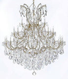 Swarovski Crystal Trimmed Chandelier Large Foyer / Entryway Maria Theresa Crystal Chandelier Lighting H 60" W 52" - Gb104-B12/2756/36+1Sw